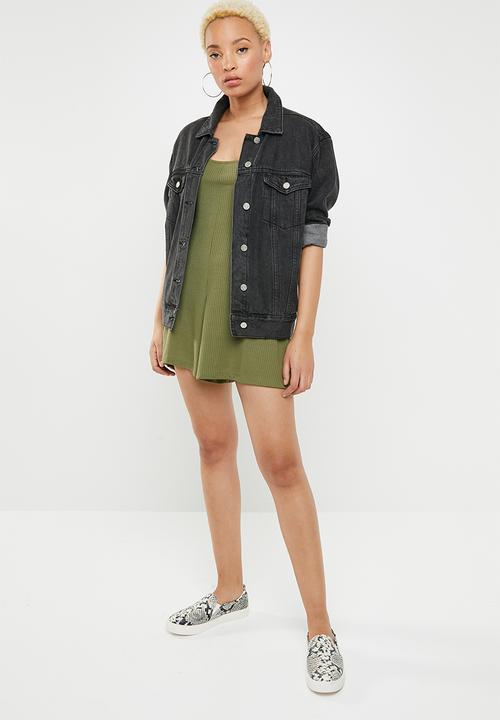Cotton On - Ronnie strappy playsuit - khaki