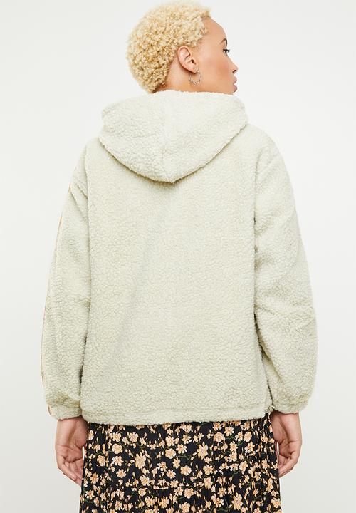 Cotton On - Oversize polar fleece top - cream