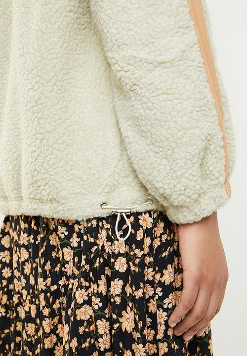Cotton On - Oversize polar fleece top - cream