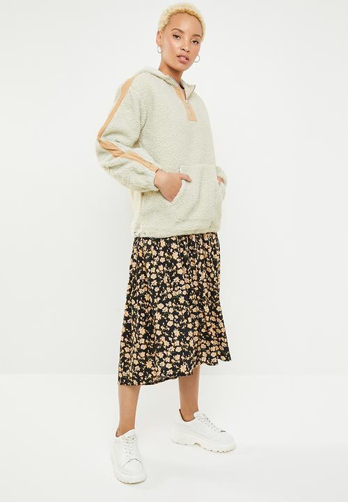 Cotton On - Oversize polar fleece top - cream