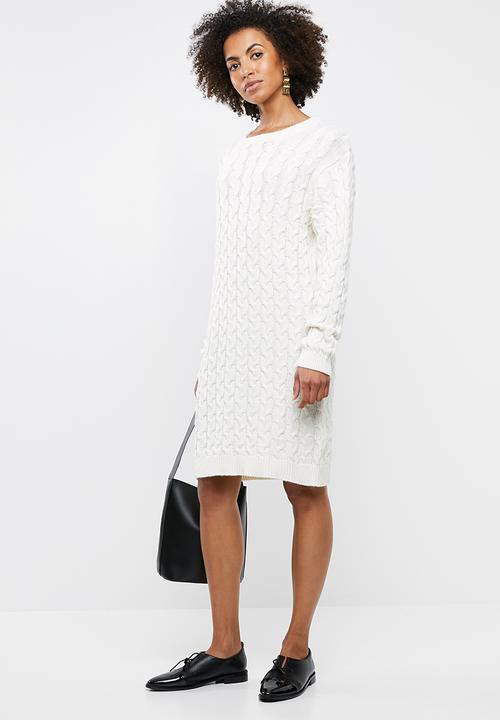 edit - Cable knit tunic - neutral
