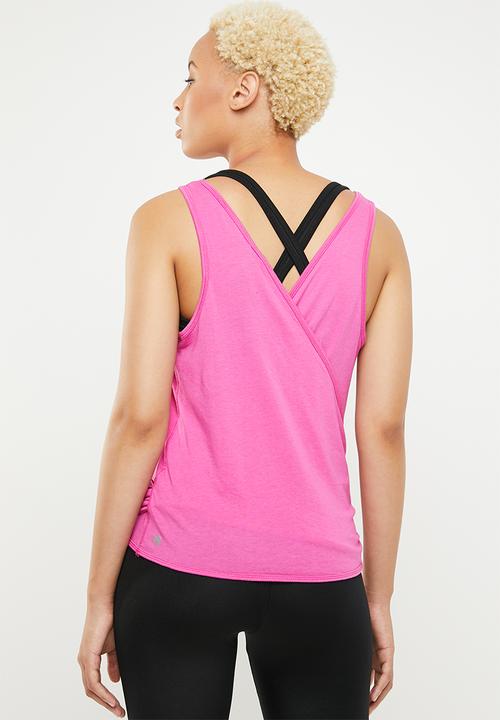 Cotton On - Wrap back tank top - pink