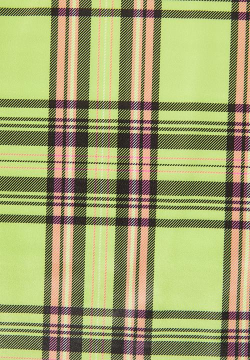 Missguided - Check mini - green