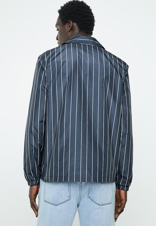 Jack & Jones - Coffee coach jacket - navy & white