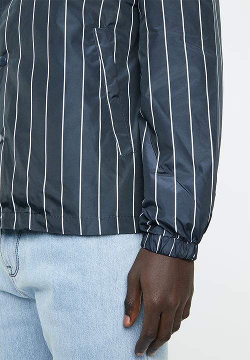 Jack & Jones - Coffee coach jacket - navy & white
