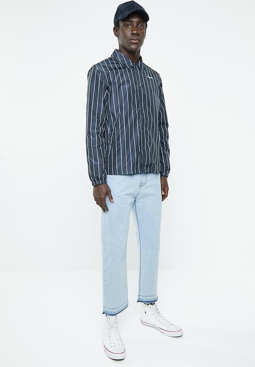 Jack & Jones - Coffee coach jacket - navy & white