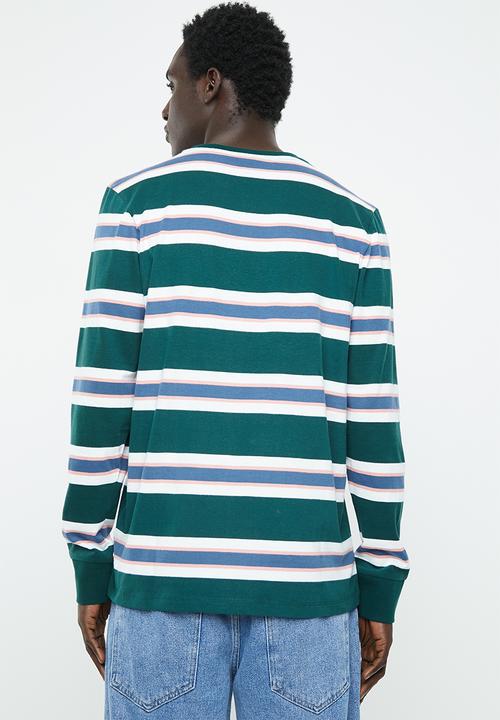 Jack & Jones - Cooper long sleeve striped tee - multi