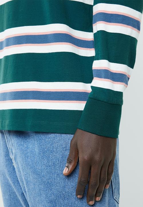 Jack & Jones - Cooper long sleeve striped tee - multi