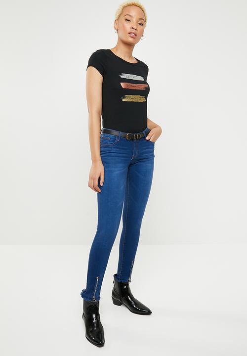 SOVIET - Crew neck tee - black