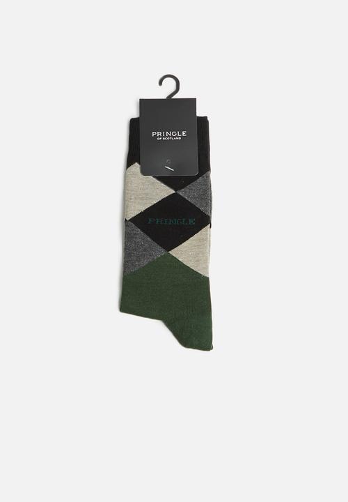 Pringle of Scotland - August colour block socks - multi