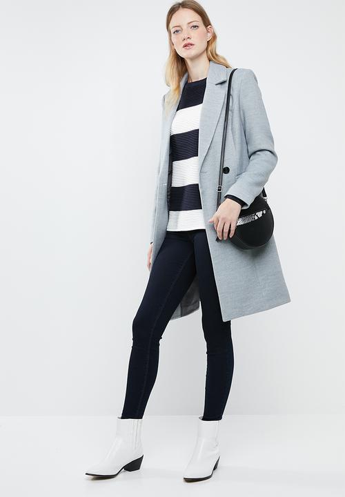 Vero Moda - Sethe boatneck blouse - cream & navy