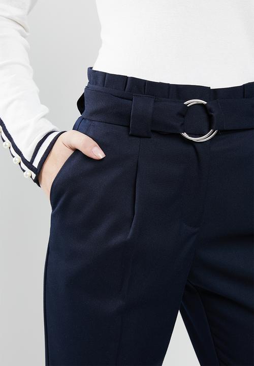 Vero Moda - Delfina highwaisted ankle pants - navy