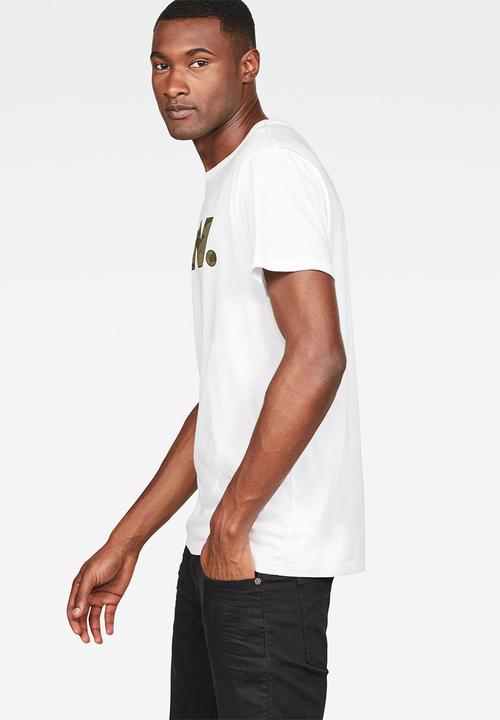 G-STAR - Graphic 53 T-shirt - white