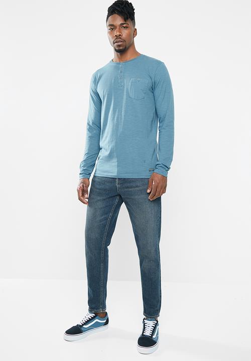 Brave Soul - Herrer tee - blue