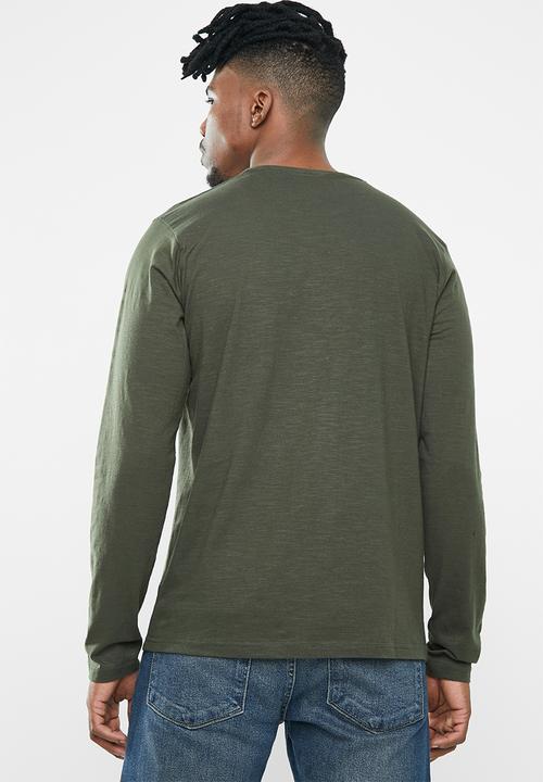 Brave Soul - Herrer tee - khaki