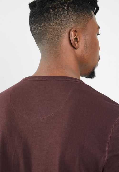 Brave Soul - Prague tee - burgundy