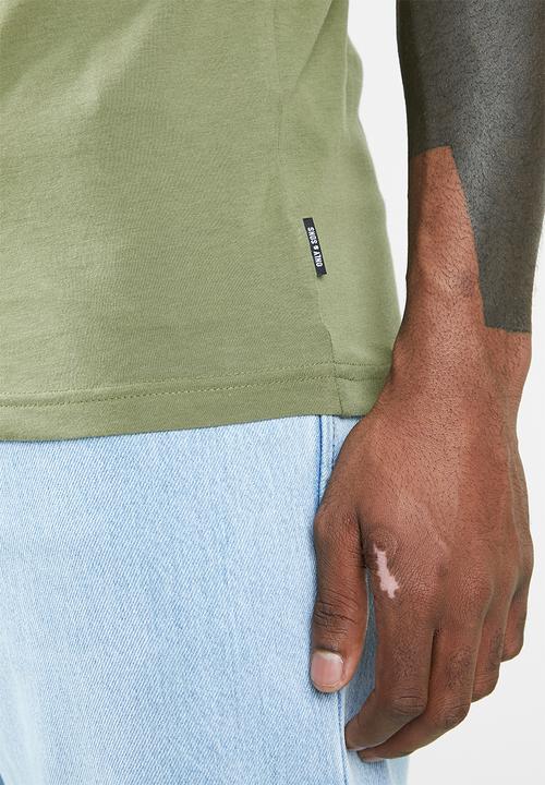 Only & Sons - Gabriel short sleeve tee - green
