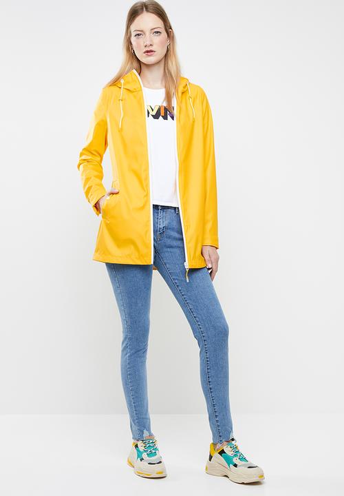ONLY - Windy raincoat - yellow
