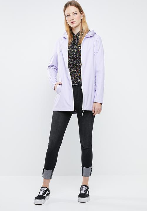 ONLY - Windy raincoat - purple