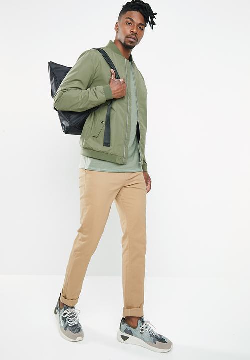 Jack & Jones - Desert bomber - green