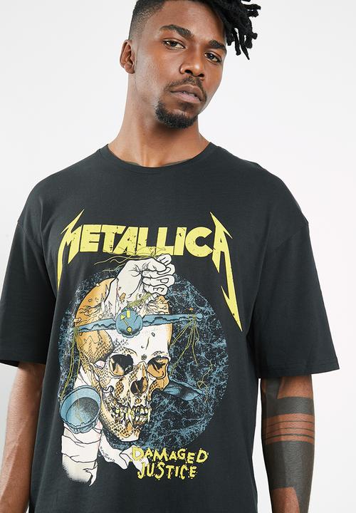 Jack & Jones - Metallica tee short sleeve crew - black