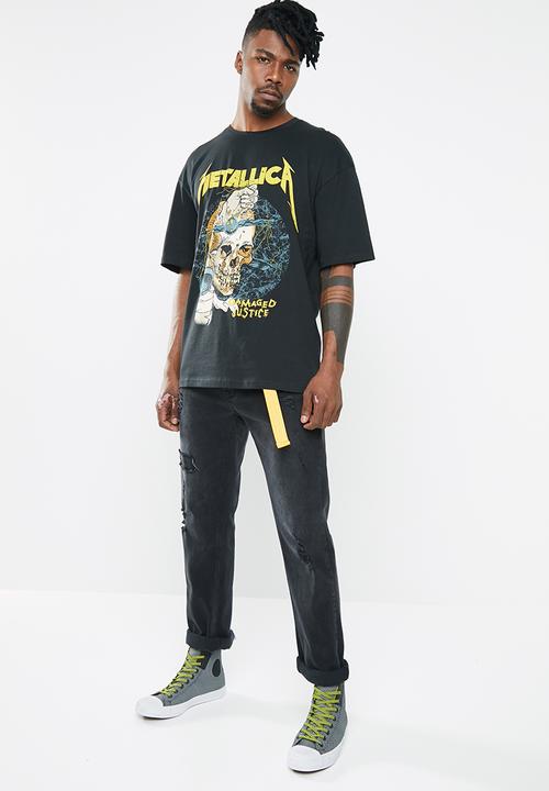 Jack & Jones - Metallica tee short sleeve crew - black