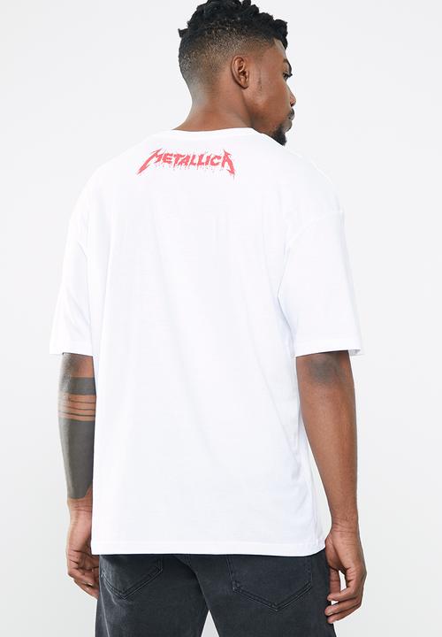 Jack & Jones - Metallica tee short sleeve crew - white