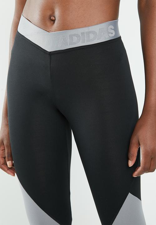 adidas Performance - Ask stripe 2.0C tights - black & grey