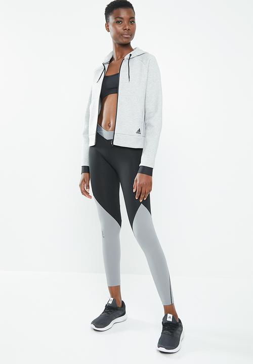 adidas Performance - Ask stripe 2.0C tights - black & grey