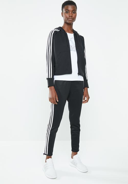 adidas - 3 stripes MH hoodie - black