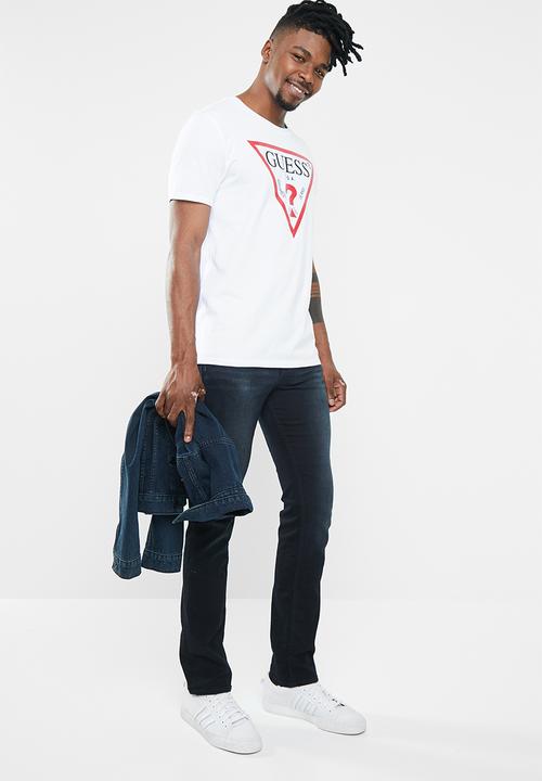 GUESS - Guess denim tee - white