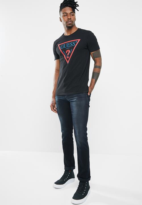 GUESS - Guess denim tee - black