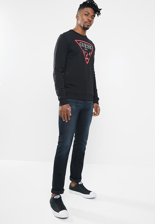 GUESS - Guess iconic active top - black