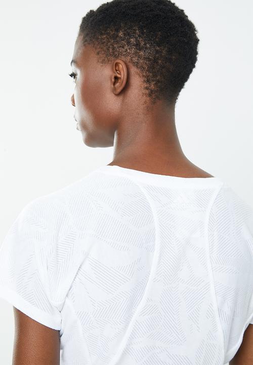 adidas - Aeroknit trainer tee - white