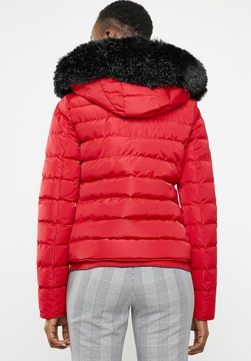 Tokyo Laundry - Pepper puffer jacket - red