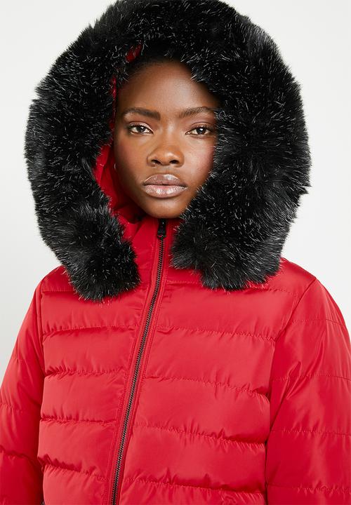 Tokyo Laundry - Pepper puffer jacket - red