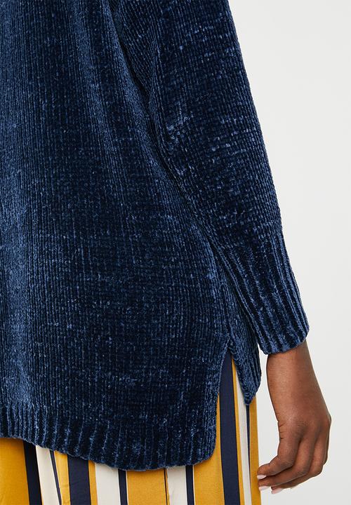 Tokyo Laundry - Aria chenille jersey - navy