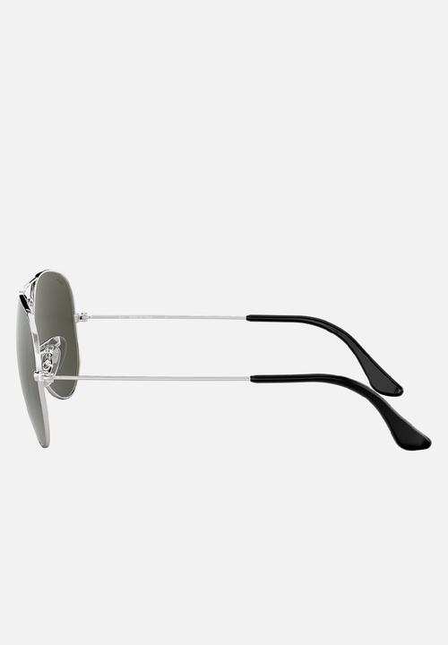 Ray-Ban - Aviator sunglasses- silver & crystal grey mirror