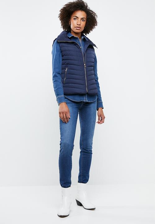Tokyo Laundry - Chervil sleeveless puffer jacket - navy 
