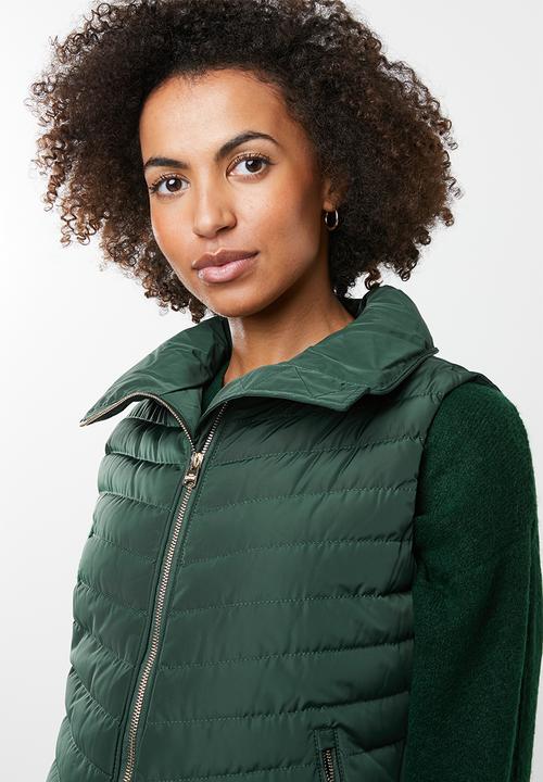 Tokyo Laundry - Chervil sleeveless puffer jacket - green