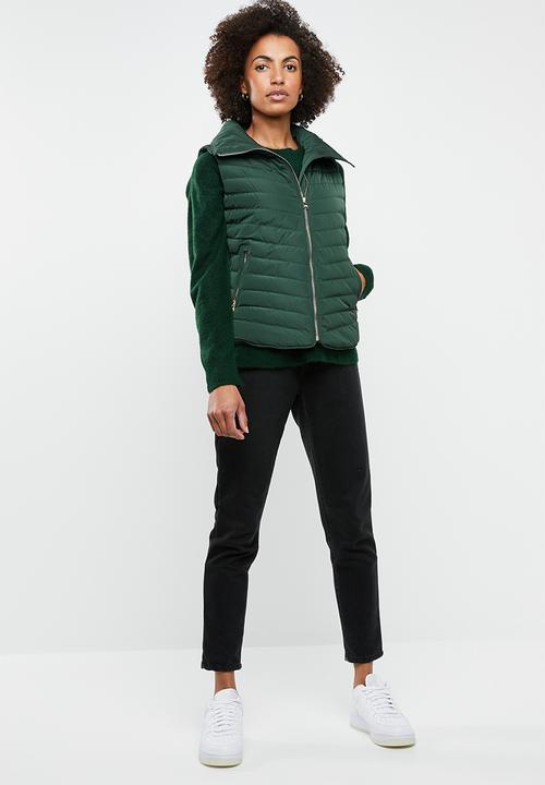 Tokyo Laundry - Chervil sleeveless puffer jacket - green