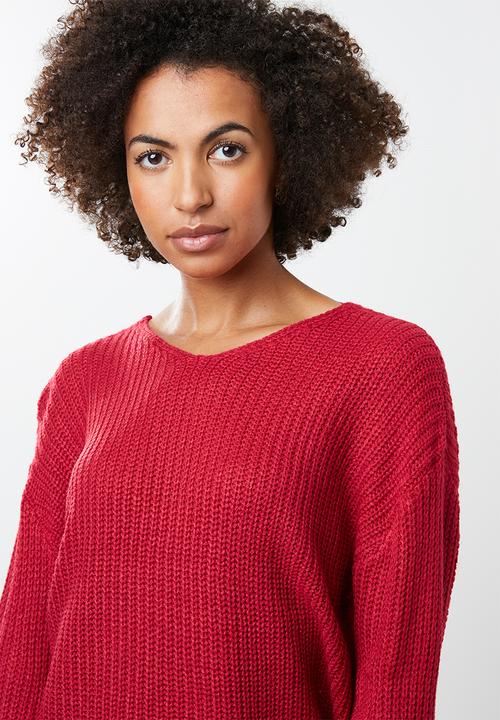 Tokyo Laundry - Tiah twist detail jersey - red