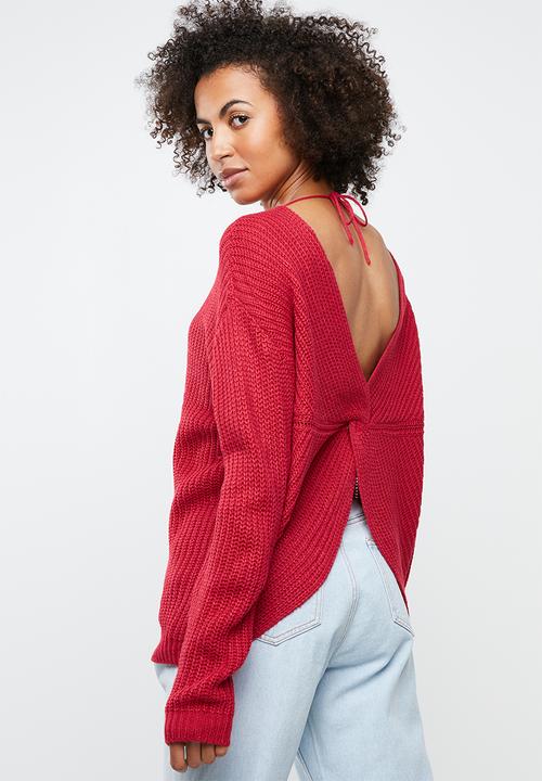 Tokyo Laundry - Tiah twist detail jersey - red