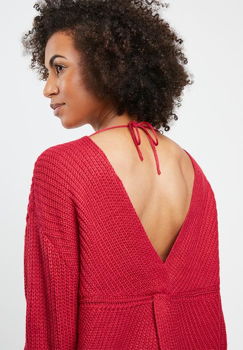 Tokyo Laundry - Tiah twist detail jersey - red
