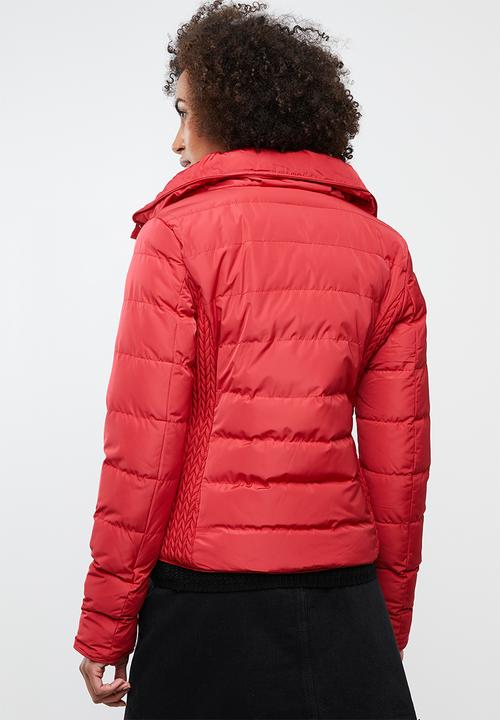 Tokyo Laundry - Chicory puffer jacket - red