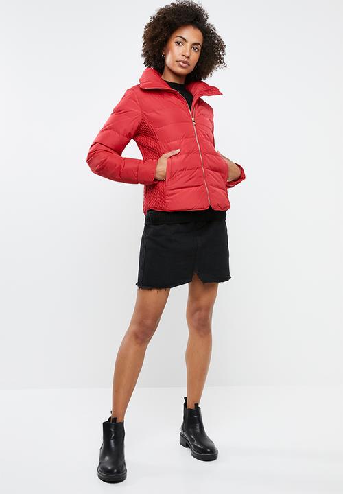 Tokyo Laundry - Chicory puffer jacket - red