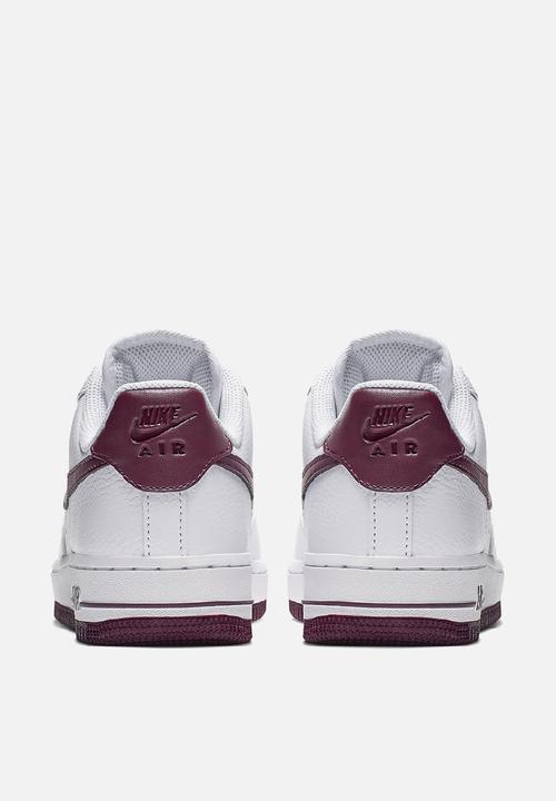 Nike - Nike Air Force 1 '07 - white/bordeaux