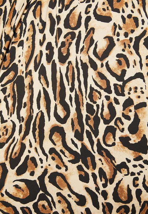 Superbalist - Peasant blouse - tan & black 
