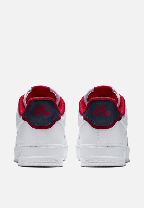 Nike - Nike Air Force 1 '07 LV8 1 - white-obsidian-university red