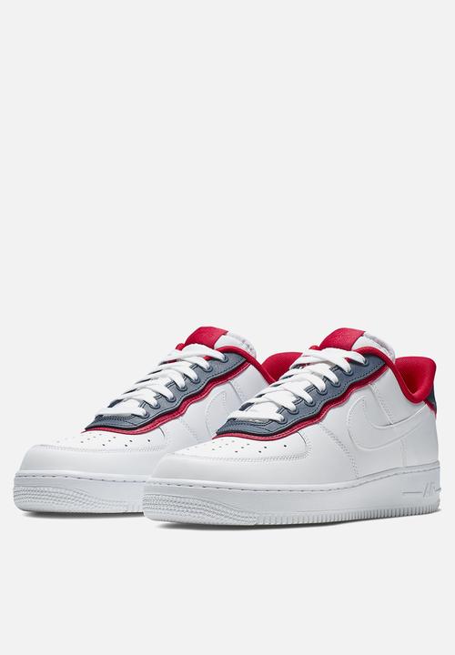 Nike - Nike Air Force 1 '07 LV8 1 - white-obsidian-university red